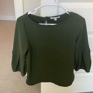 Green Envelope Dark Green Top